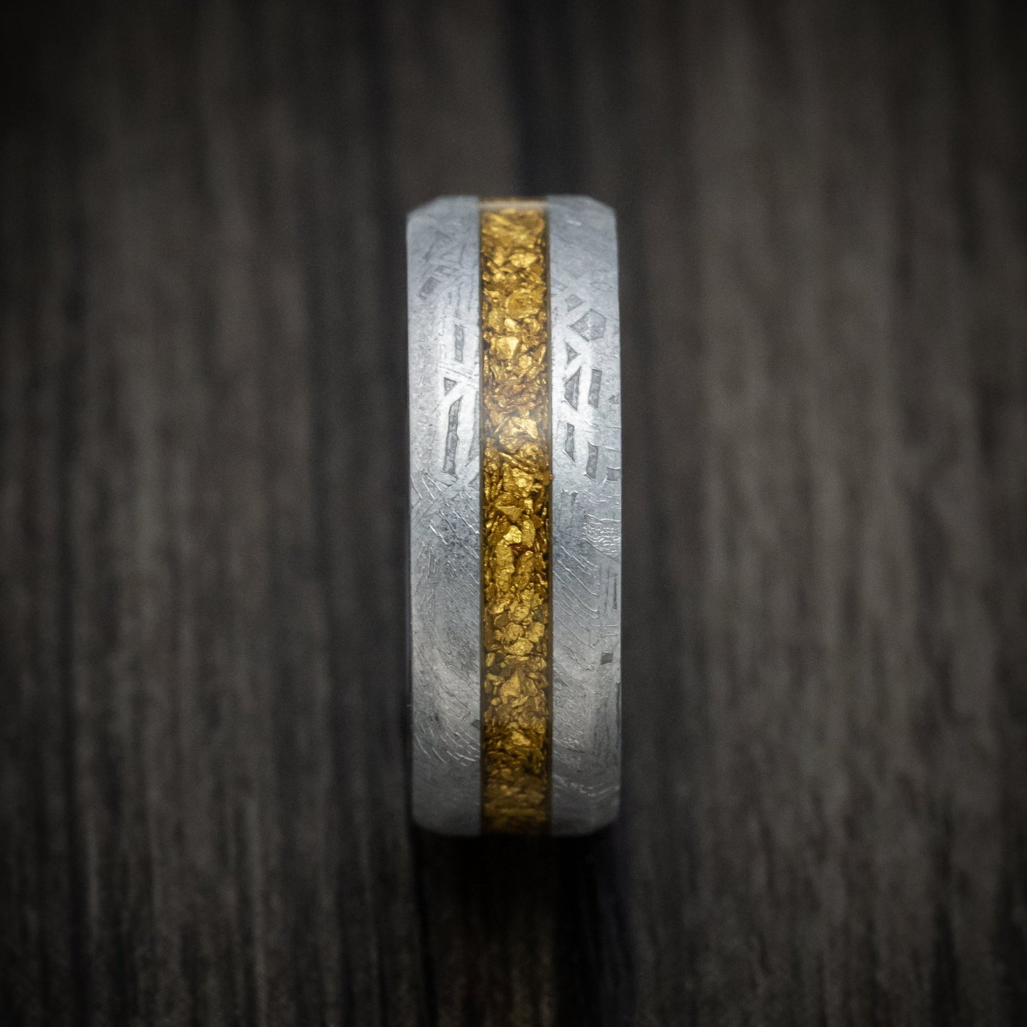 Gibeon Meteorite Black Zirconium
