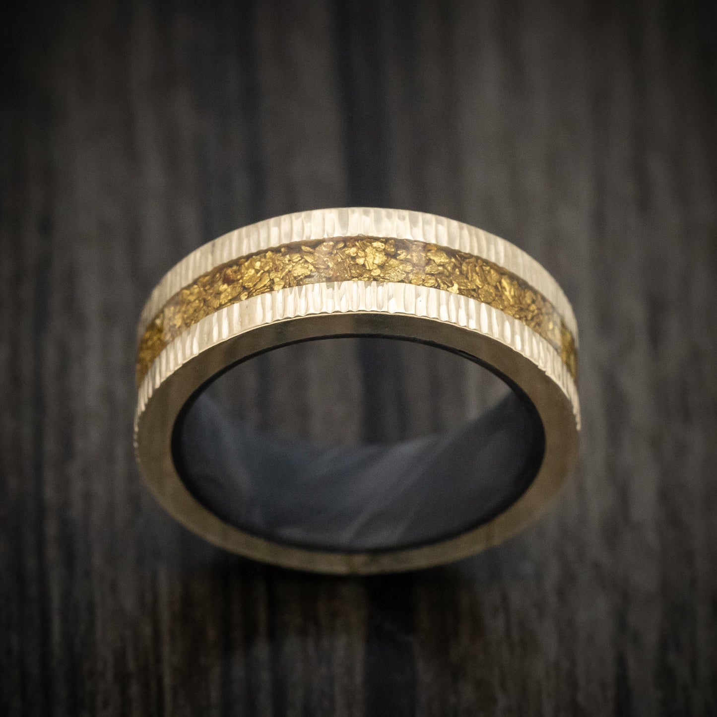Gold Nugget Men's Ring