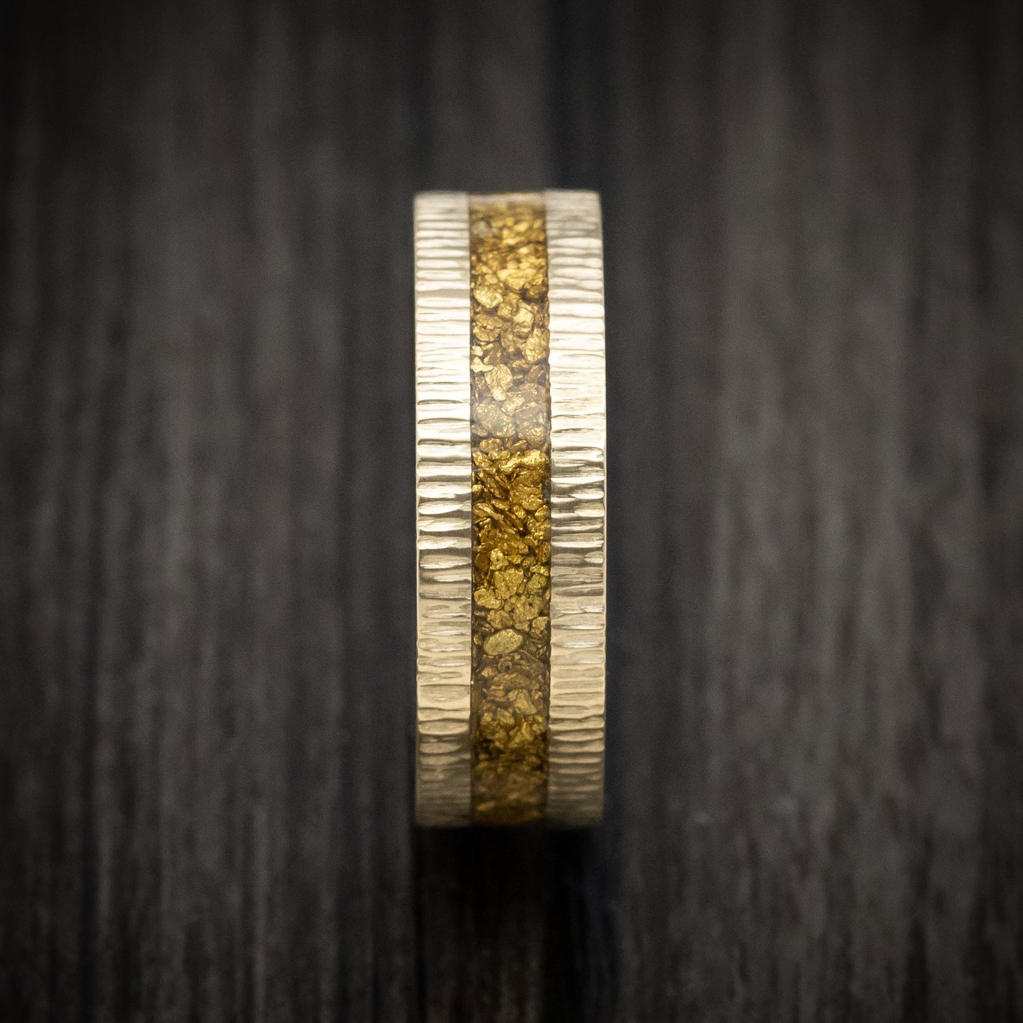 Gold Nugget Men's Ring