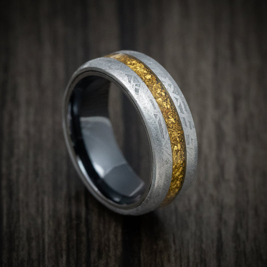 Gibeon Meteorite Black Zirconium